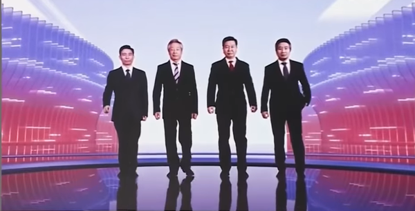 AI로 복원한 전직 대통령(왼쪽부터 박정희, 김영삼, 김대중, 노무현 전 대통령)(출처 : JTBC 유튜브 화면 캡처)