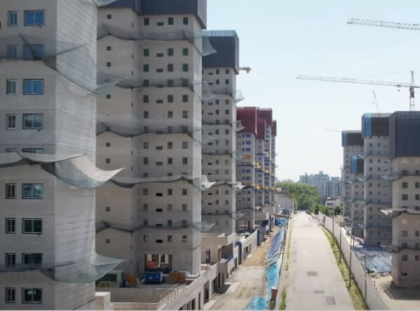 서울 둔촌주공 아파트 재건축 현장. (유튜브 영상)