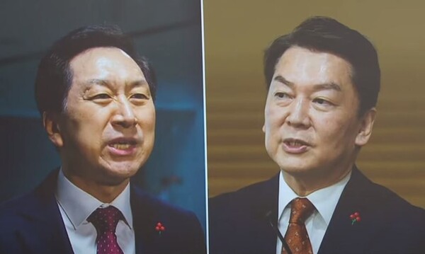 김기현(왼쪽)·안철수 의원 (사진=유튜브 캡처)