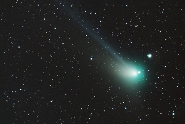 지난달 19일 전라북도 장수군에서 발견된 ZTF 혜성. (사진제공=한국천문연구원)