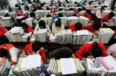 시험을 준비 중인 중국 학생들 (사진=BEIJING CREAM)